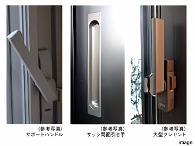 サッシの開閉サポートイメージ｜ザ・パークハウス板橋大山大楠ノ杜