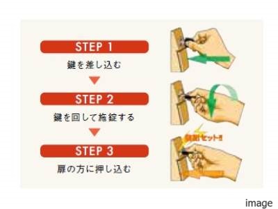 警備信号錠イメージ｜ザ・パークハウス板橋大山大楠ノ杜