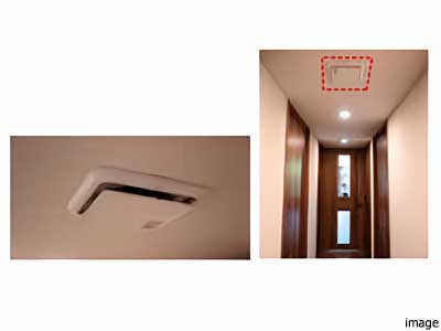 着圧式給気口イメージ｜ザ・パークハウス板橋大山大楠ノ杜